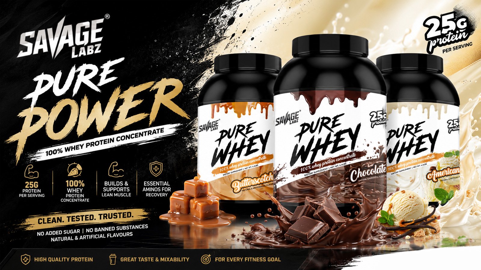 Savage - whey Banner
